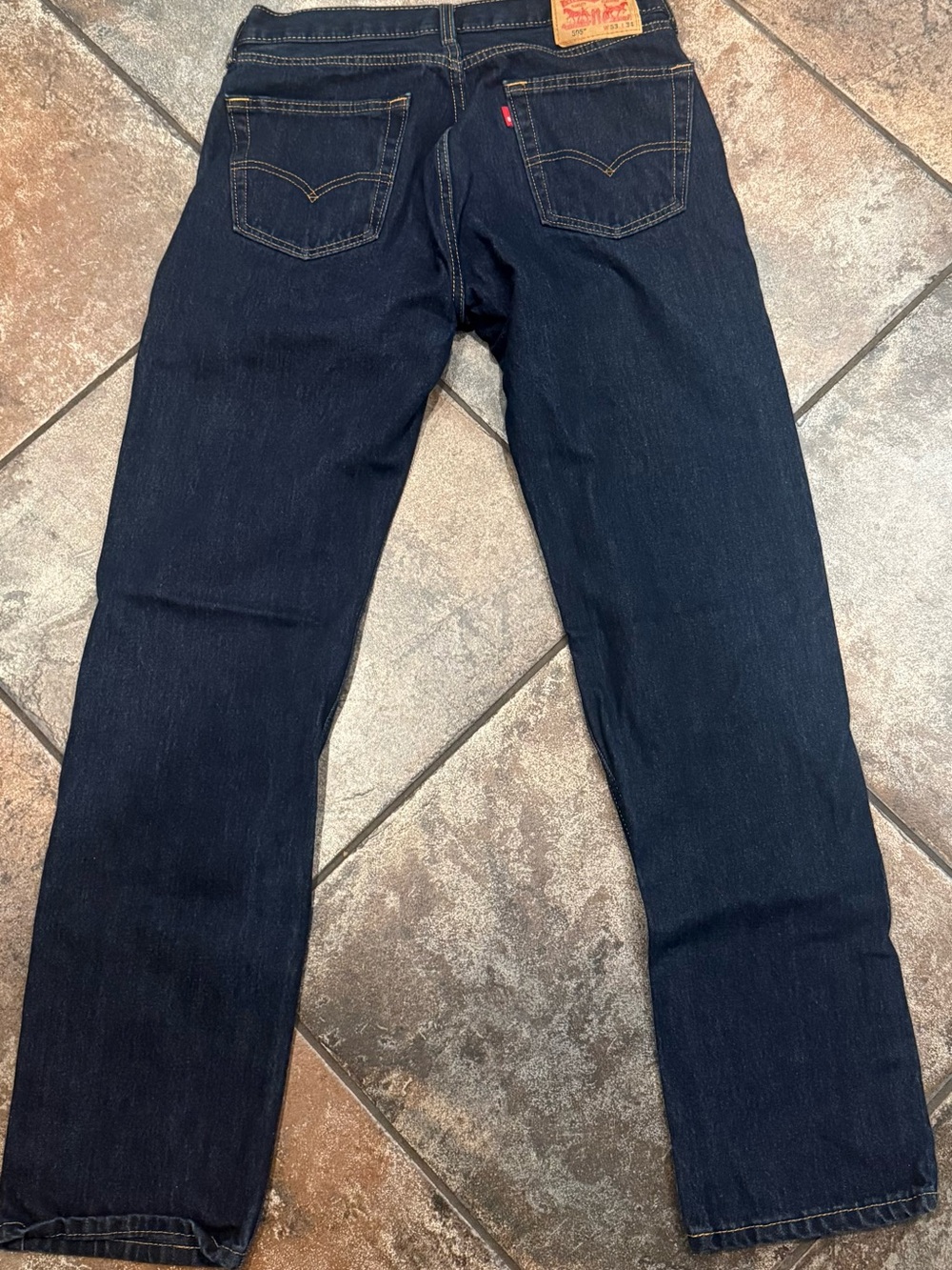 Levi's Men's 505 Regular Fit Indigo Straight Jeans